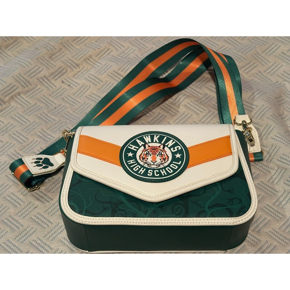 Loungefly Stranger Things Hawkins High Purse Shoulder Bag NEW